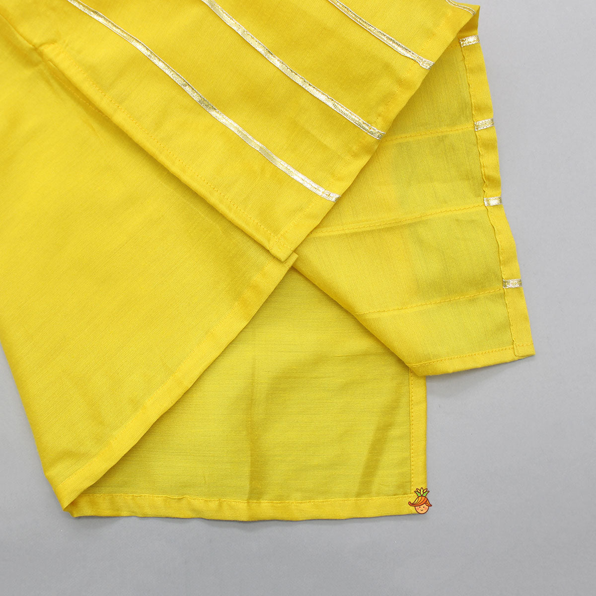 Yellow Kurta And Dhoti Set
