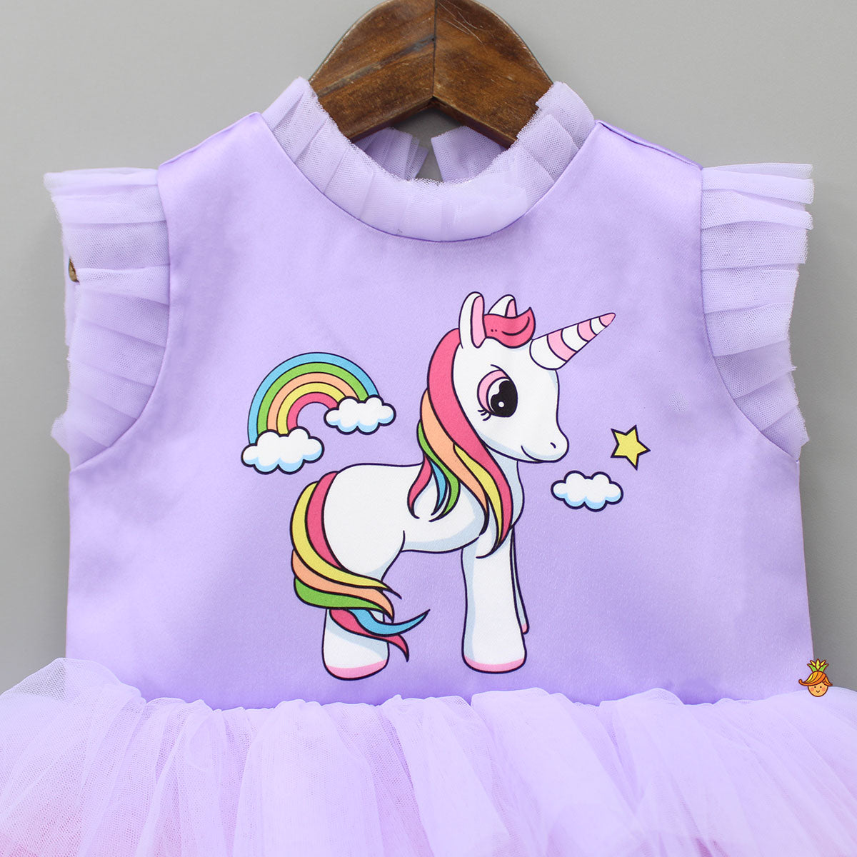 Purple Rainbow Unicorn Dress