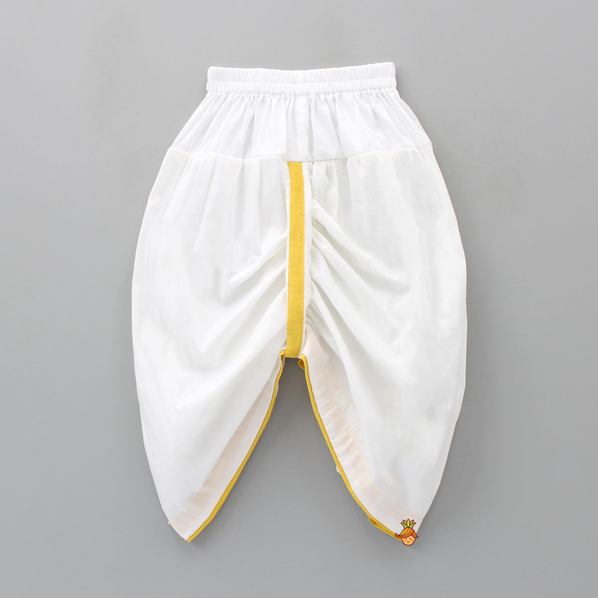 Pre Order: Lion King Embroidered Asymmetric Kurta With Dhoti