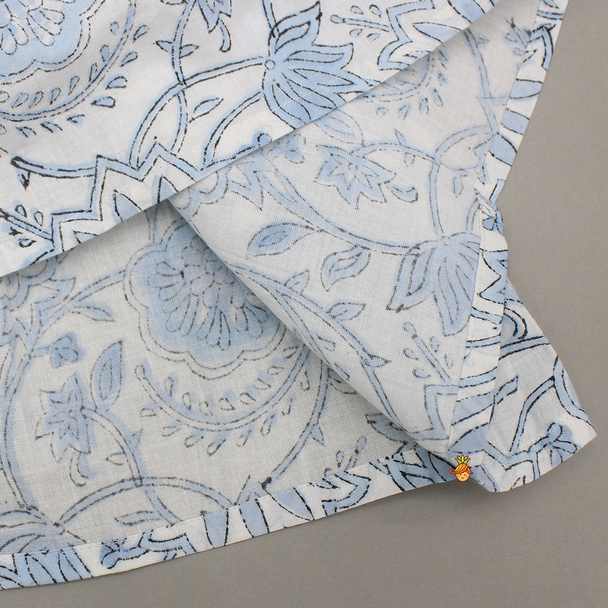 Pre Order: Floral Printed Dress With Bloomer And Headband