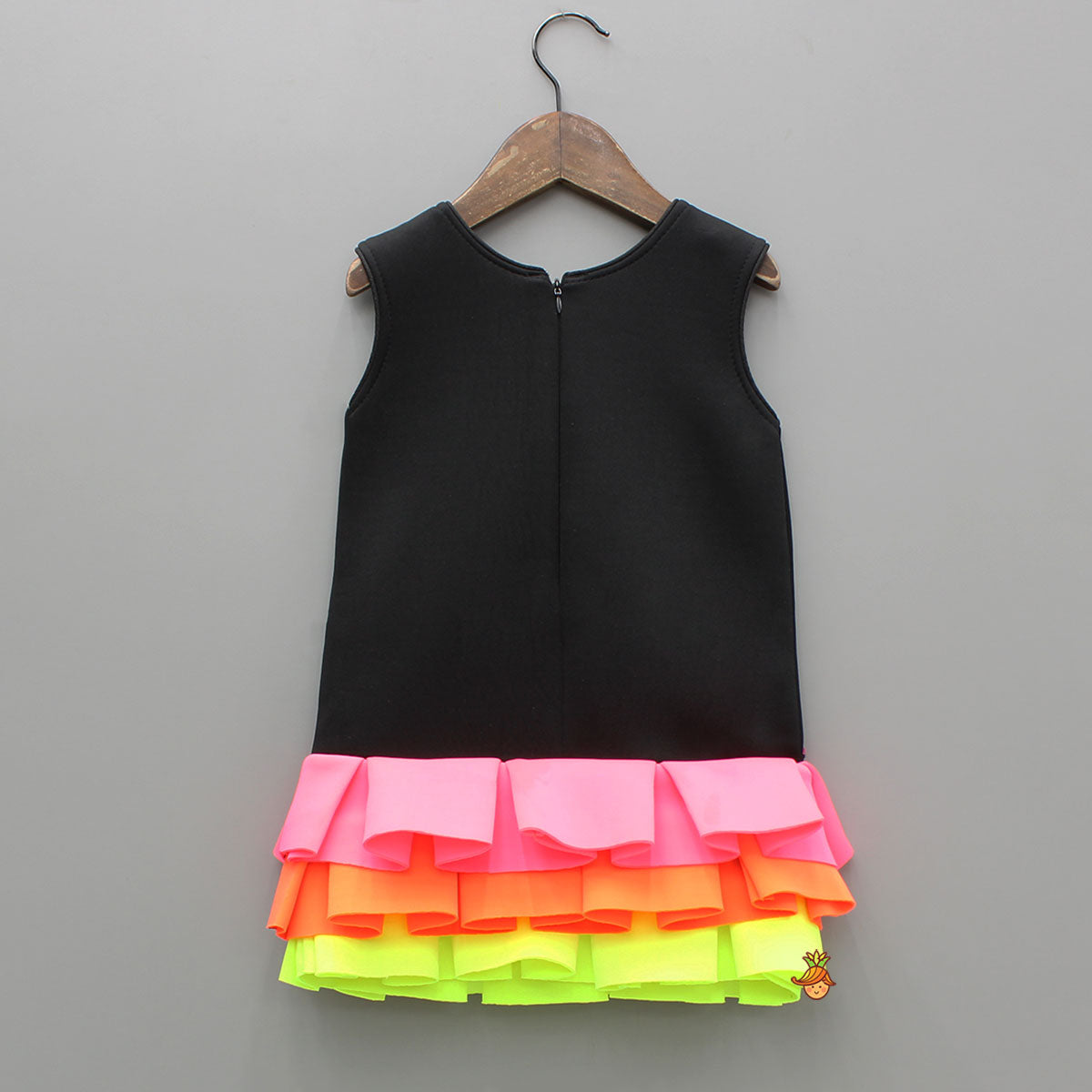 Pre Order: Neon Frilly Dress With Matching Hair Band