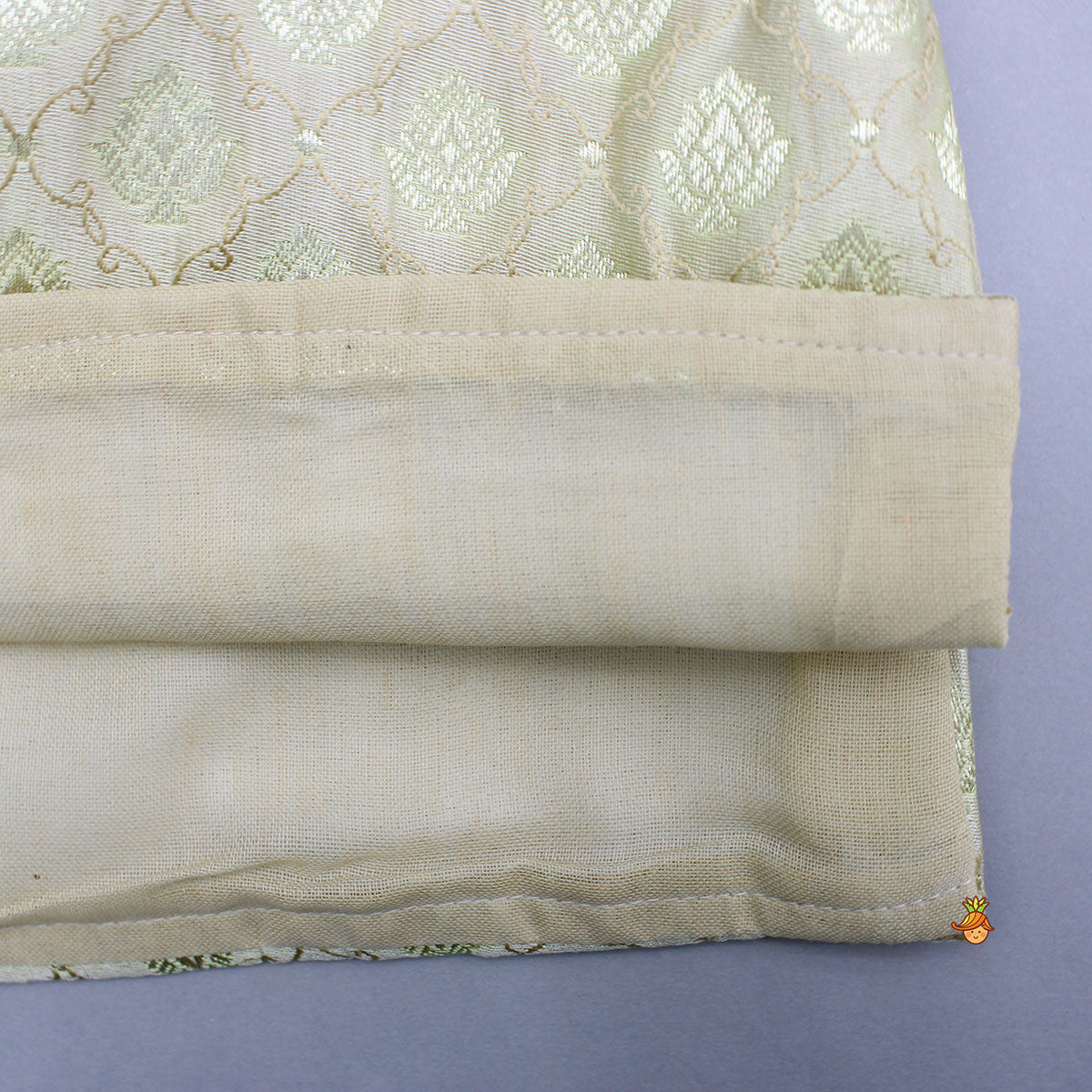 Pre Order: Brocade Embroidered Sherwani Style Kurta And Dhoti With Shawl