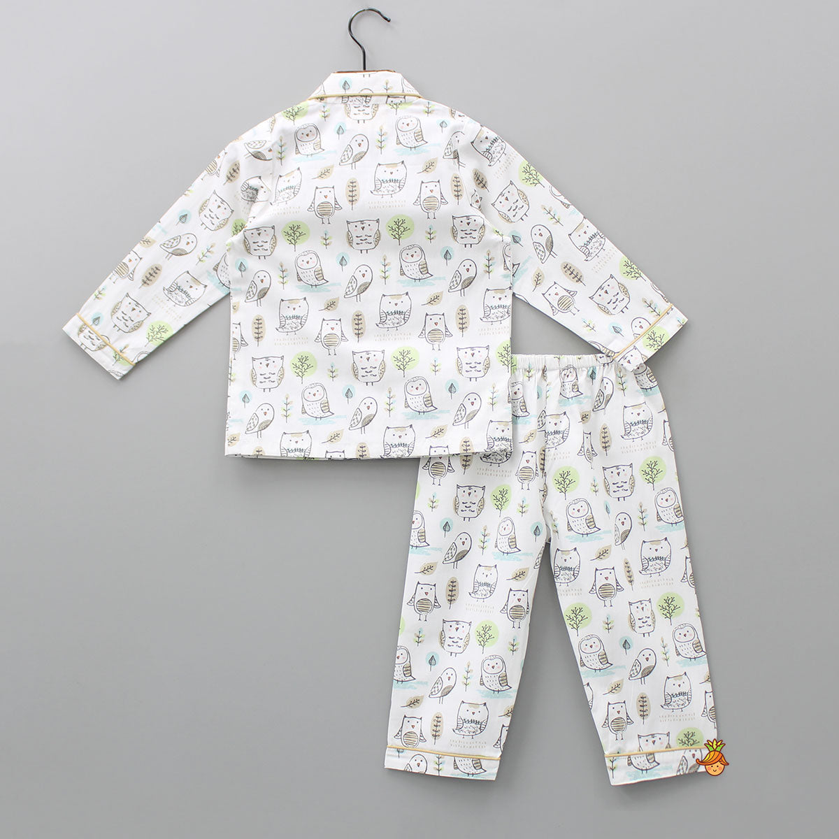 Pre Order: Cute Owl Printed Sleepwear
