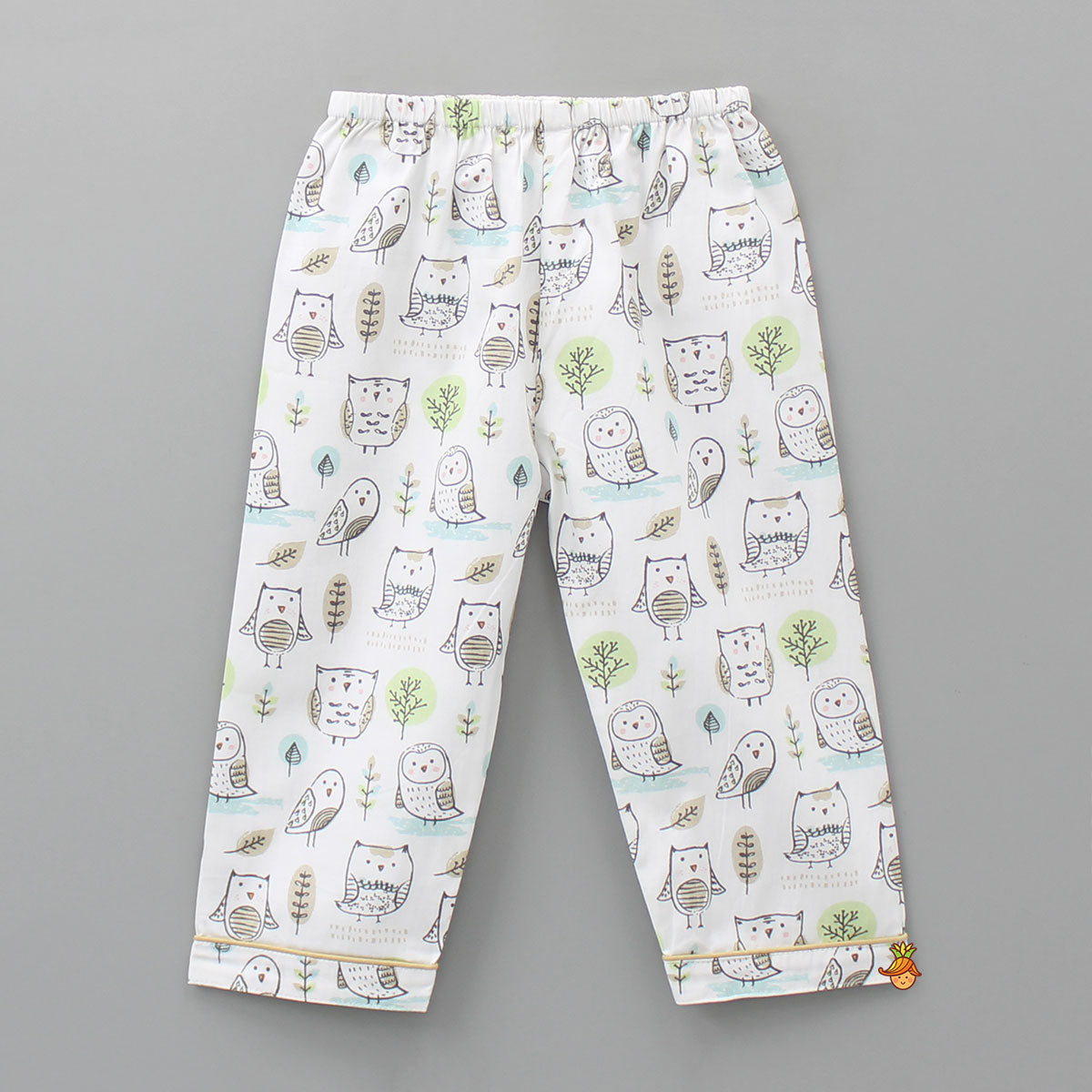 Pre Order: Cute Owl Printed Sleepwear