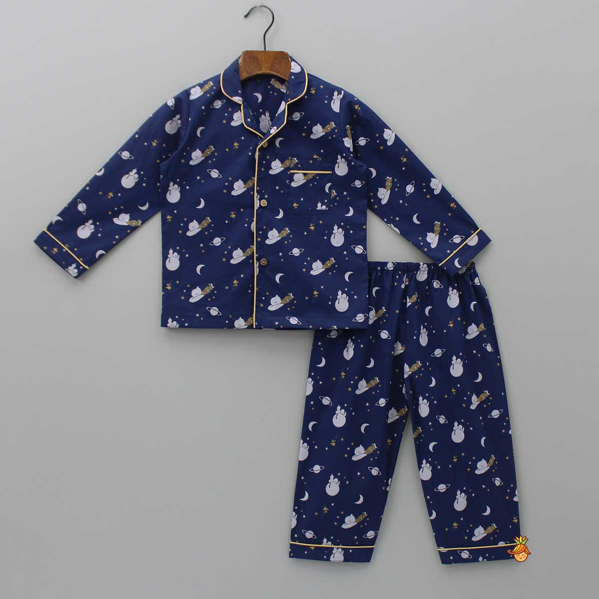 Pre Order: Space Printed Blue Sleepwear