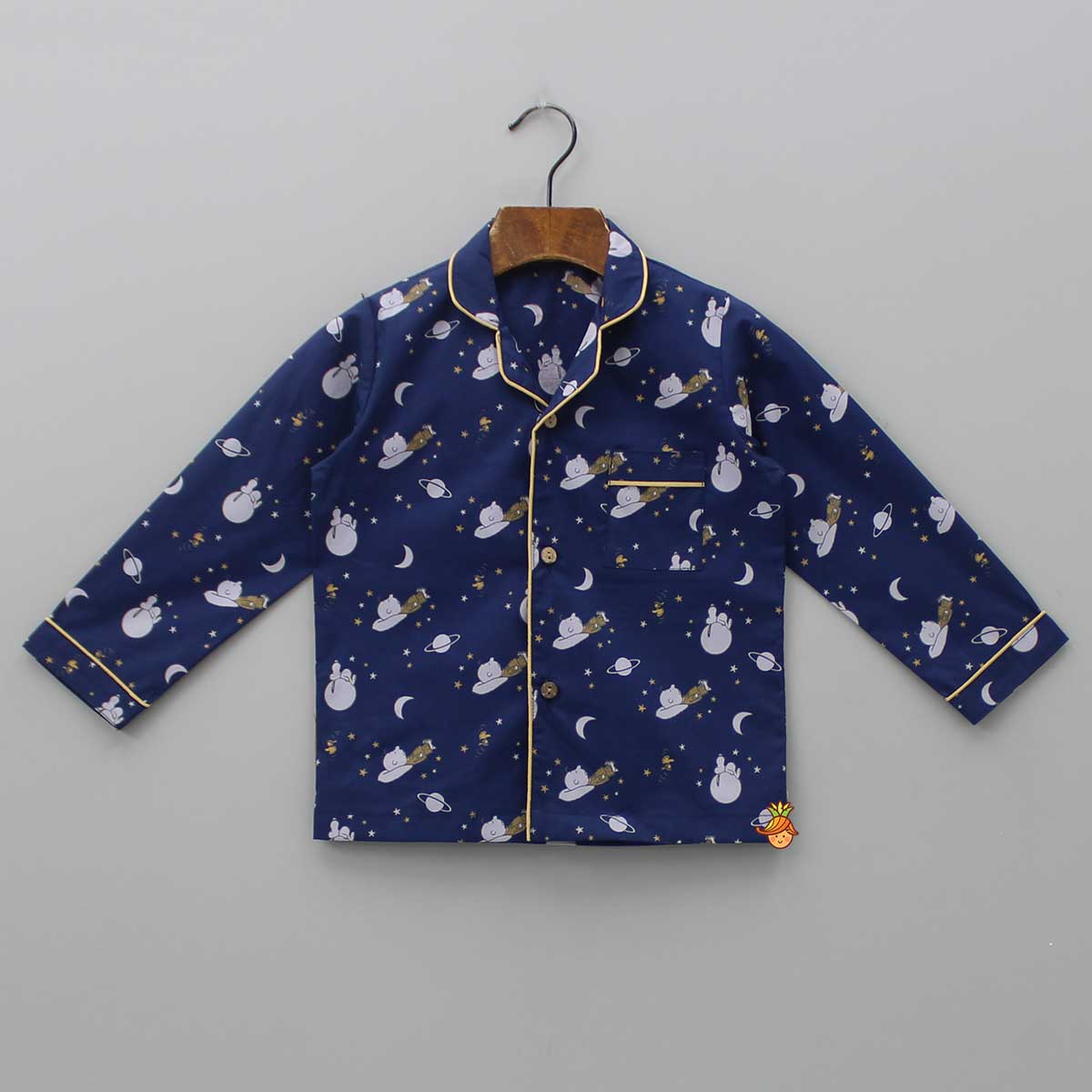 Pre Order: Space Printed Blue Sleepwear