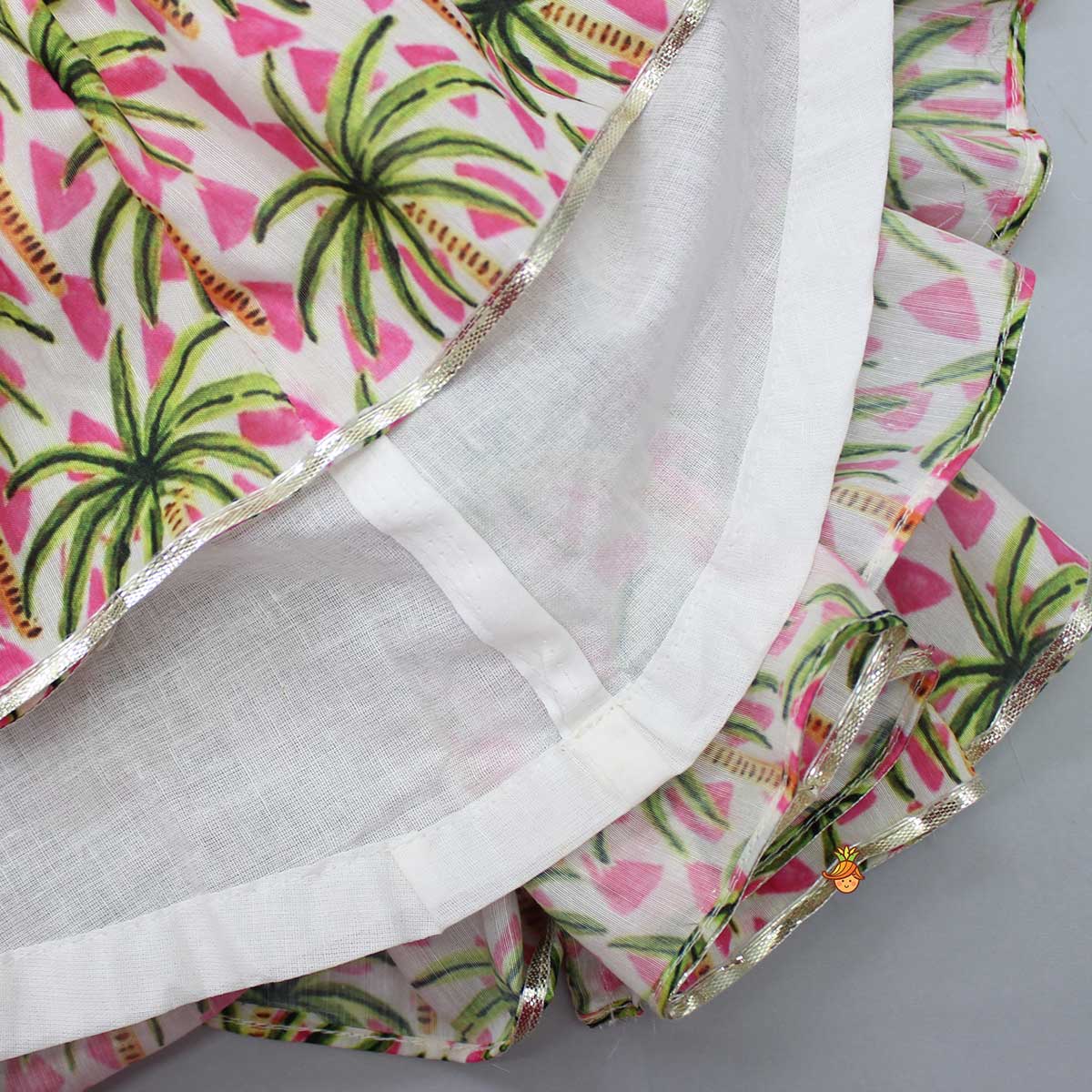 Pre Order: Tropical Printed Tiered Dress