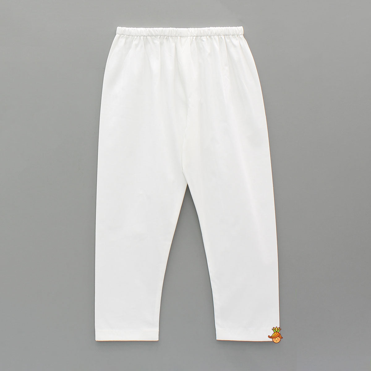 Faux Mirror Work Textured Kurta And Pyjama