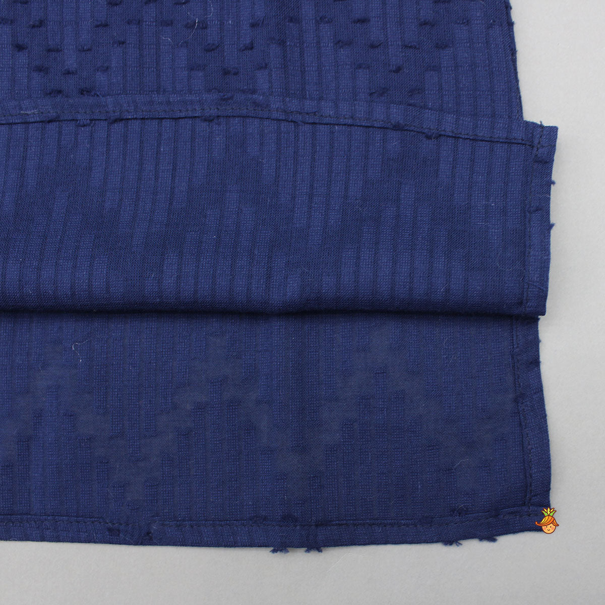 Faux Mirror Work Textured Kurta And Pyjama