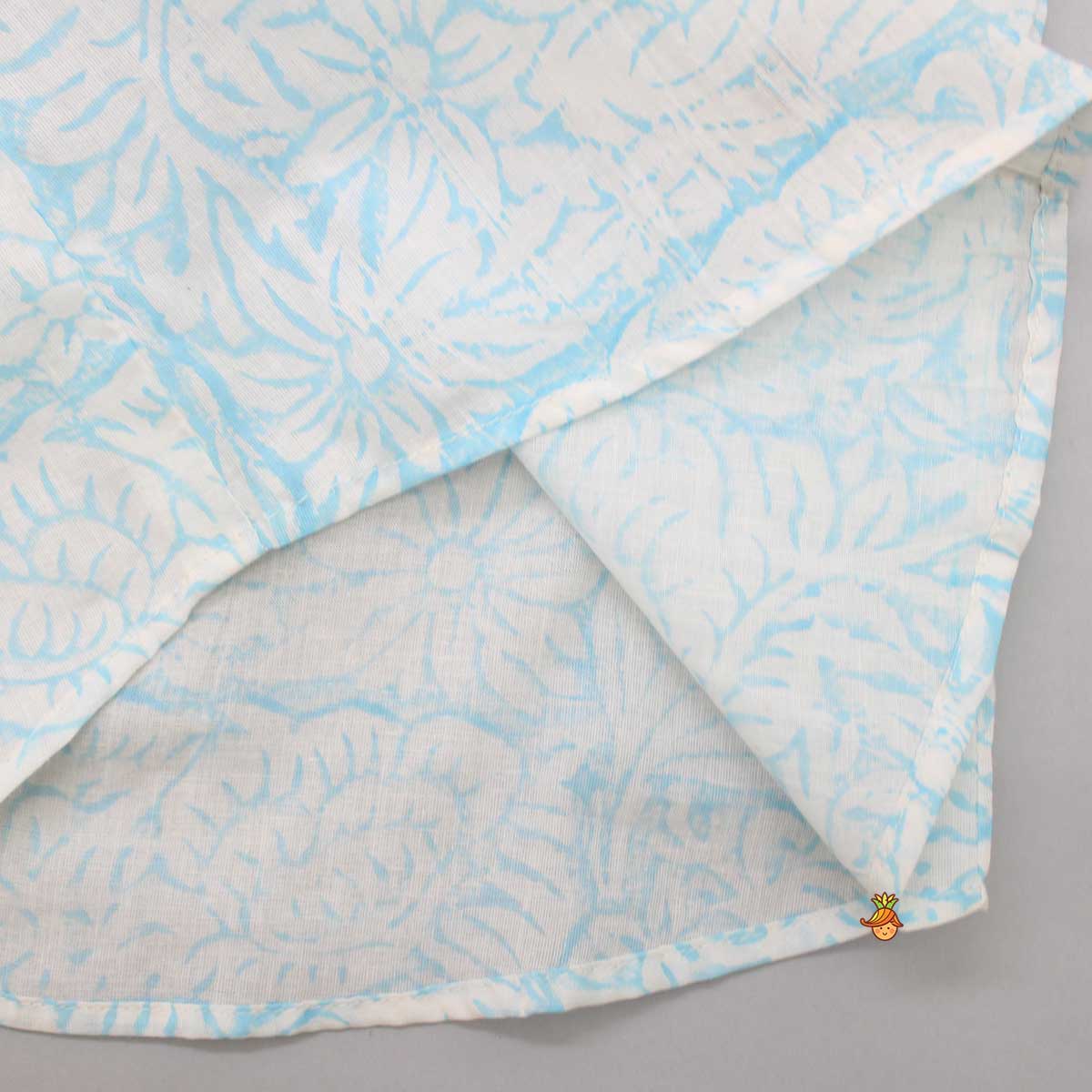 Pre Order: Tropical Hand Block Leaves Printed Shirt