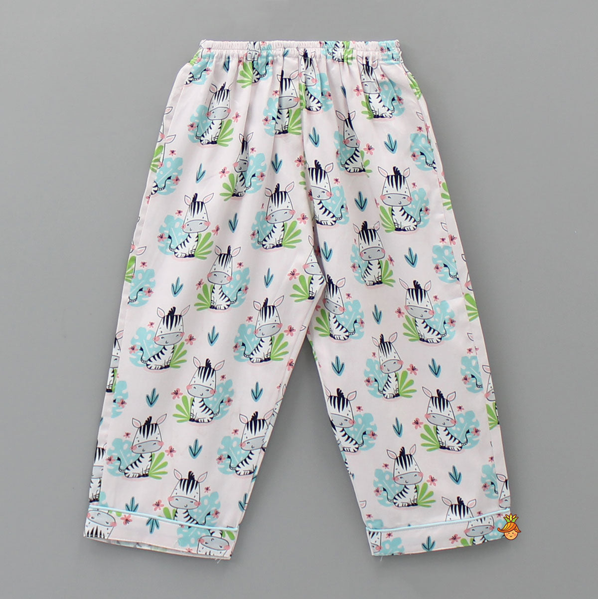 Pre Order: Cute Baby Zebra Printed Sleepwear Set