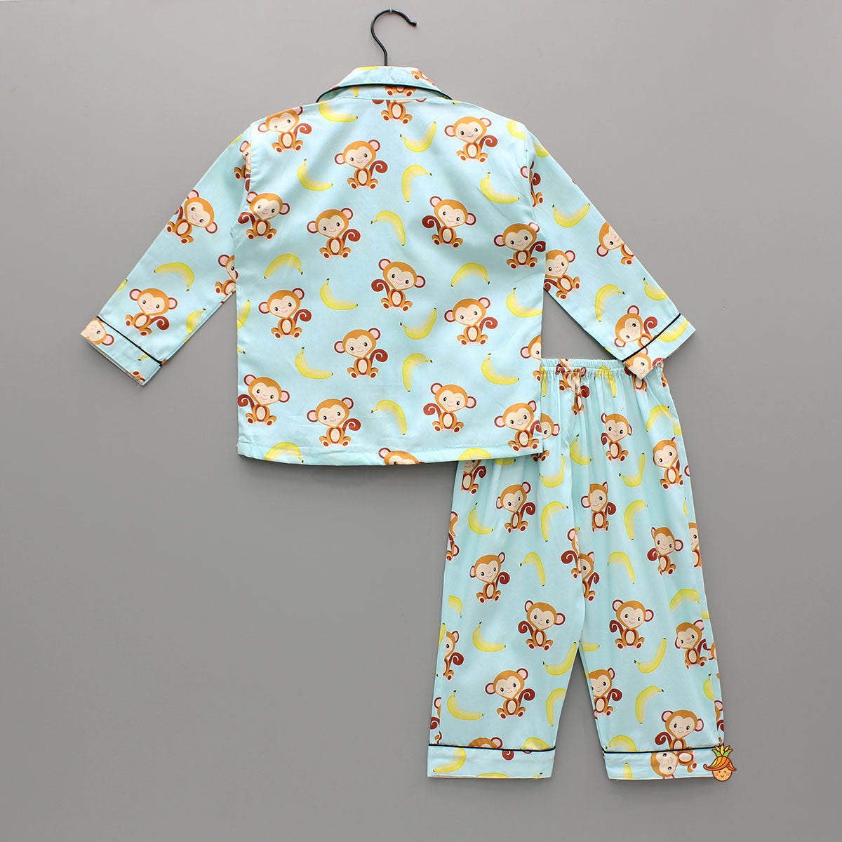 Pre Order: Monkey And Banana Printed Sleepwear Set
