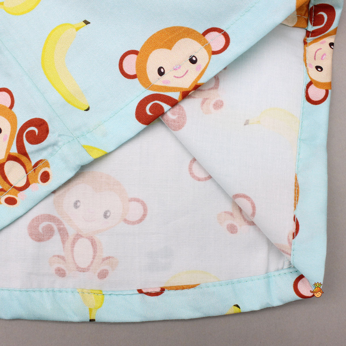 Pre Order: Monkey And Banana Printed Sleepwear Set