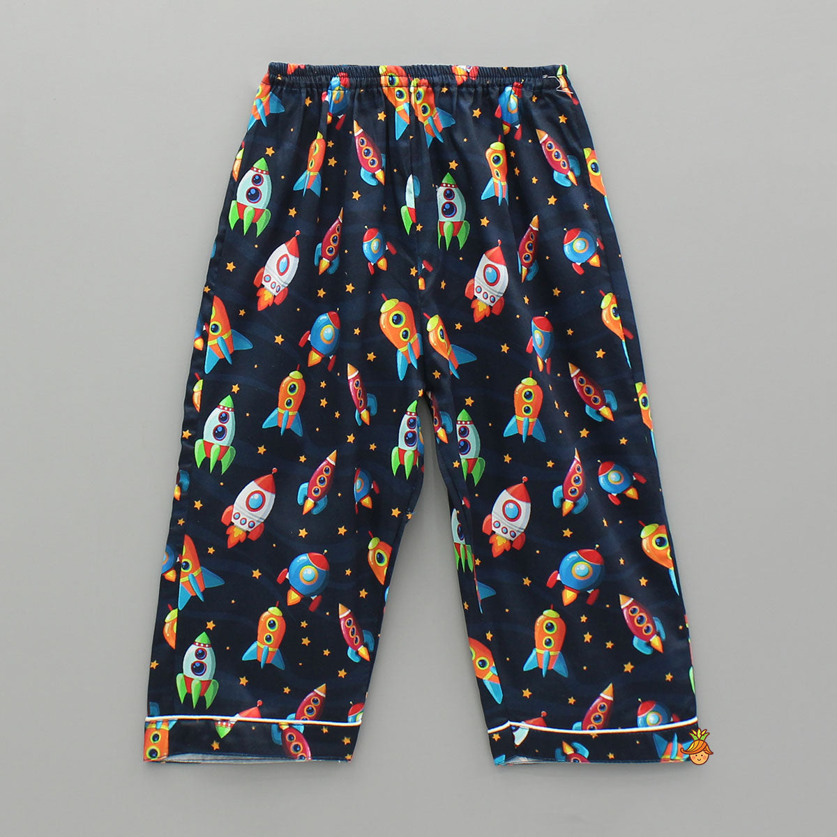 Pre Order: Rocket Ship Printed Sleepwear Set