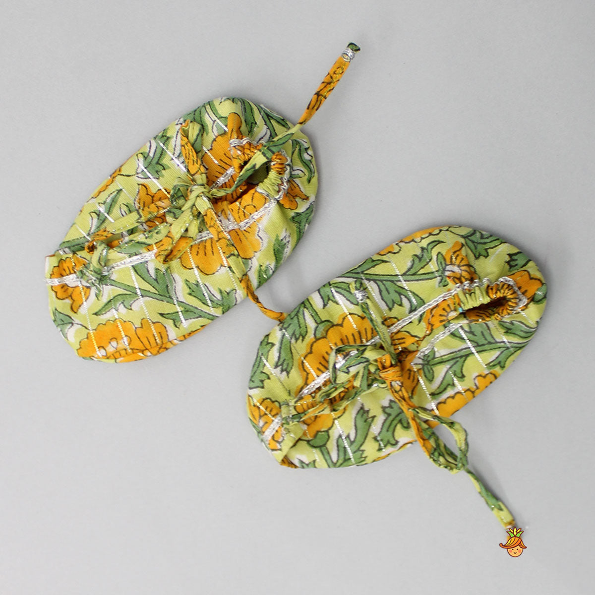 Pre Order: Hand Block Printed Multicolour Infant Baby Set With Swaddle