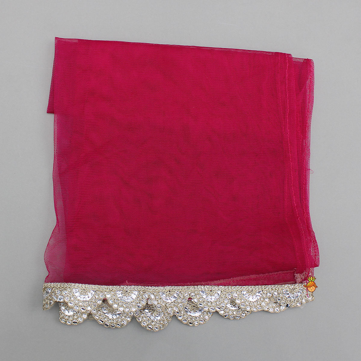 Pre Order: Multicolour Leheriya Printed Kurti With Lace Work Sharara And Dupatta