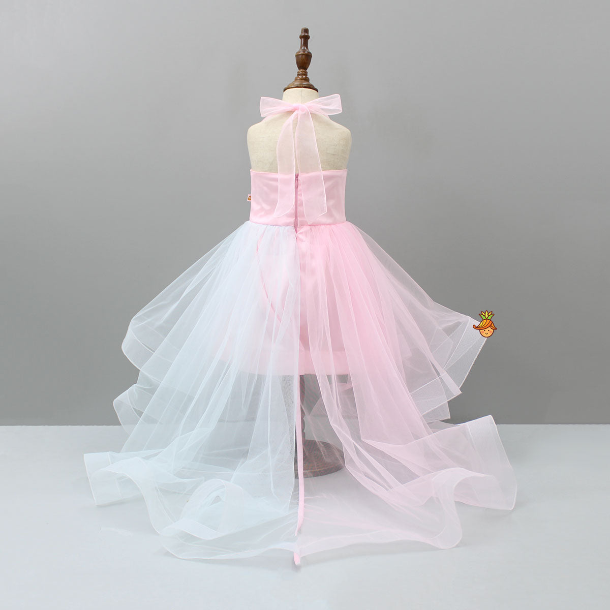 Pre Order: Beautiful High Low Butterfly Halter Neck Dress