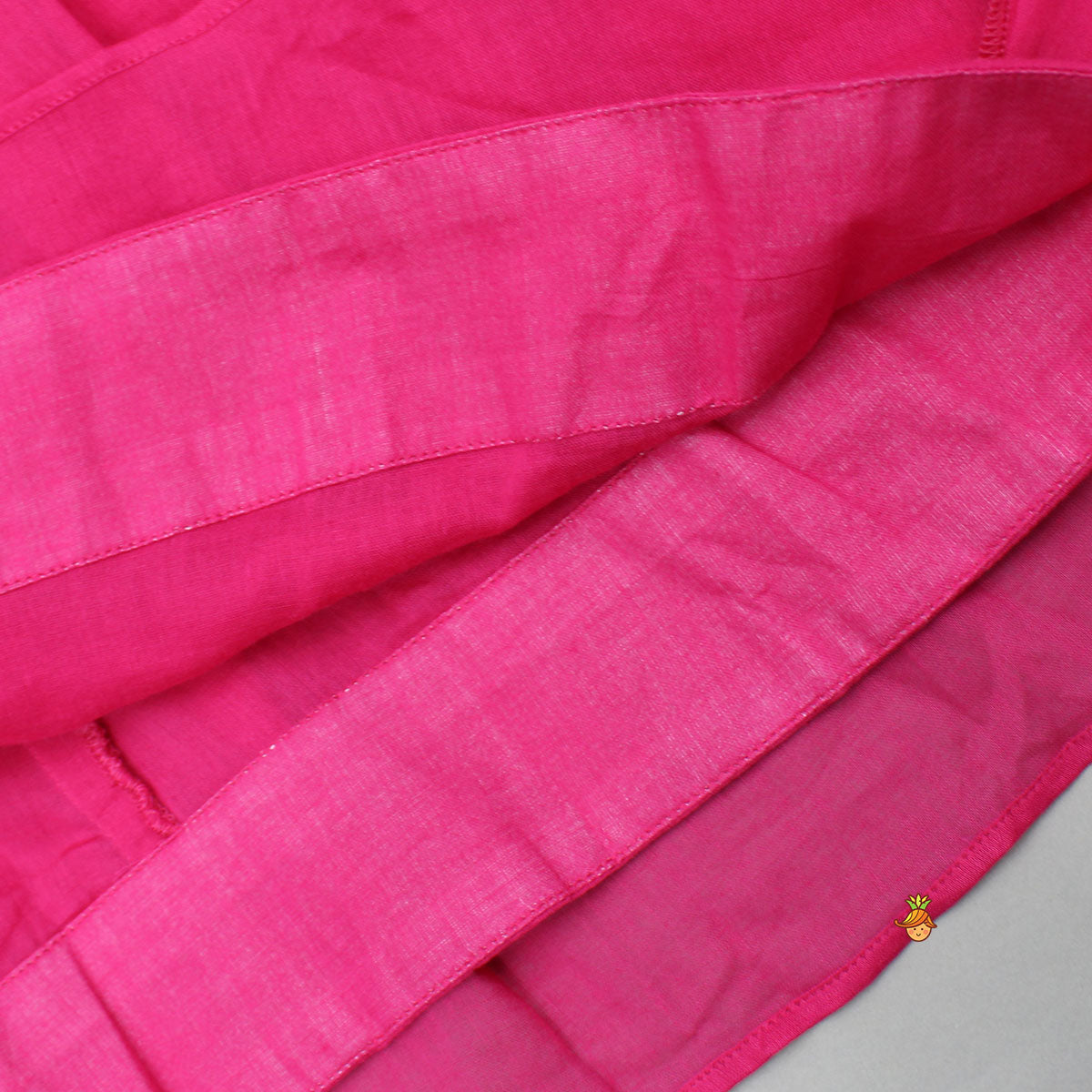 Pre Order: Beads Adorned Pink Kurti And Pant With Dupatta