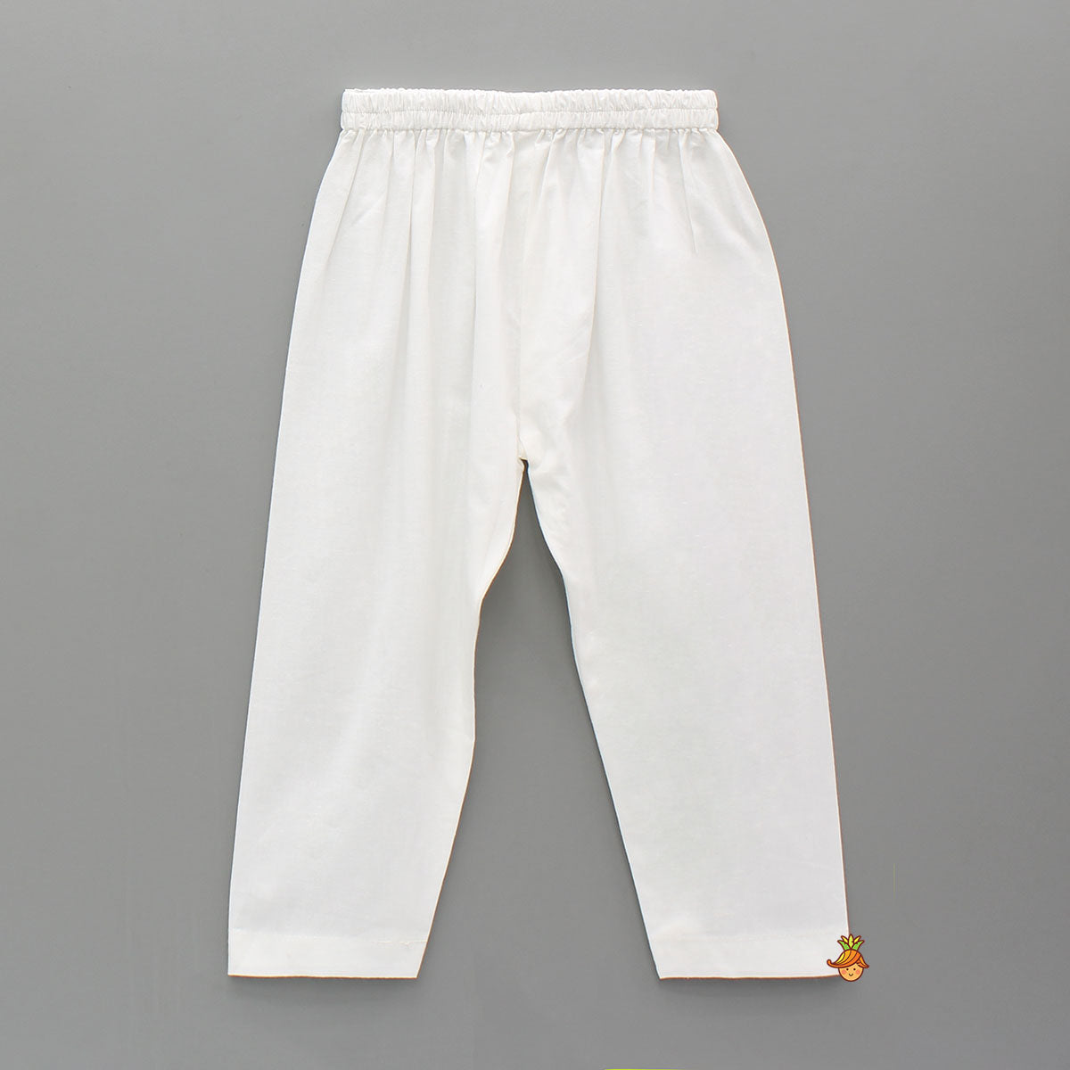 Pre Order: Pleated Hem Multicolour Printed Kurta And Pyjama