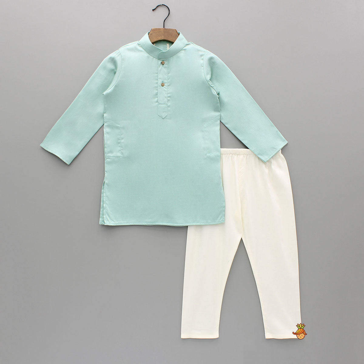 Ethnic Green Kurta With Exquisite Sequins Work Jacket And Pyjama