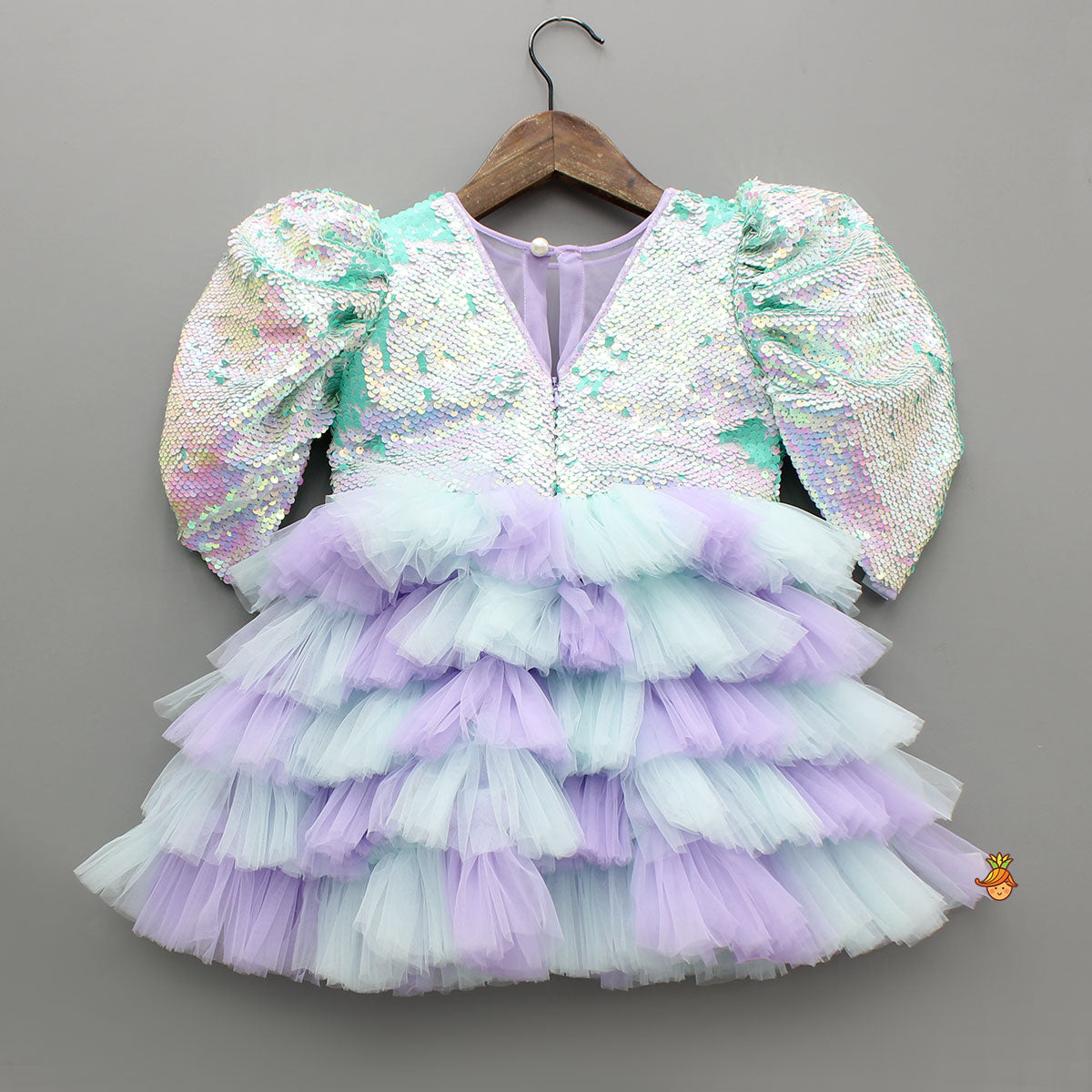 Pre Order: Reversible Sequined Dual Tone Dress