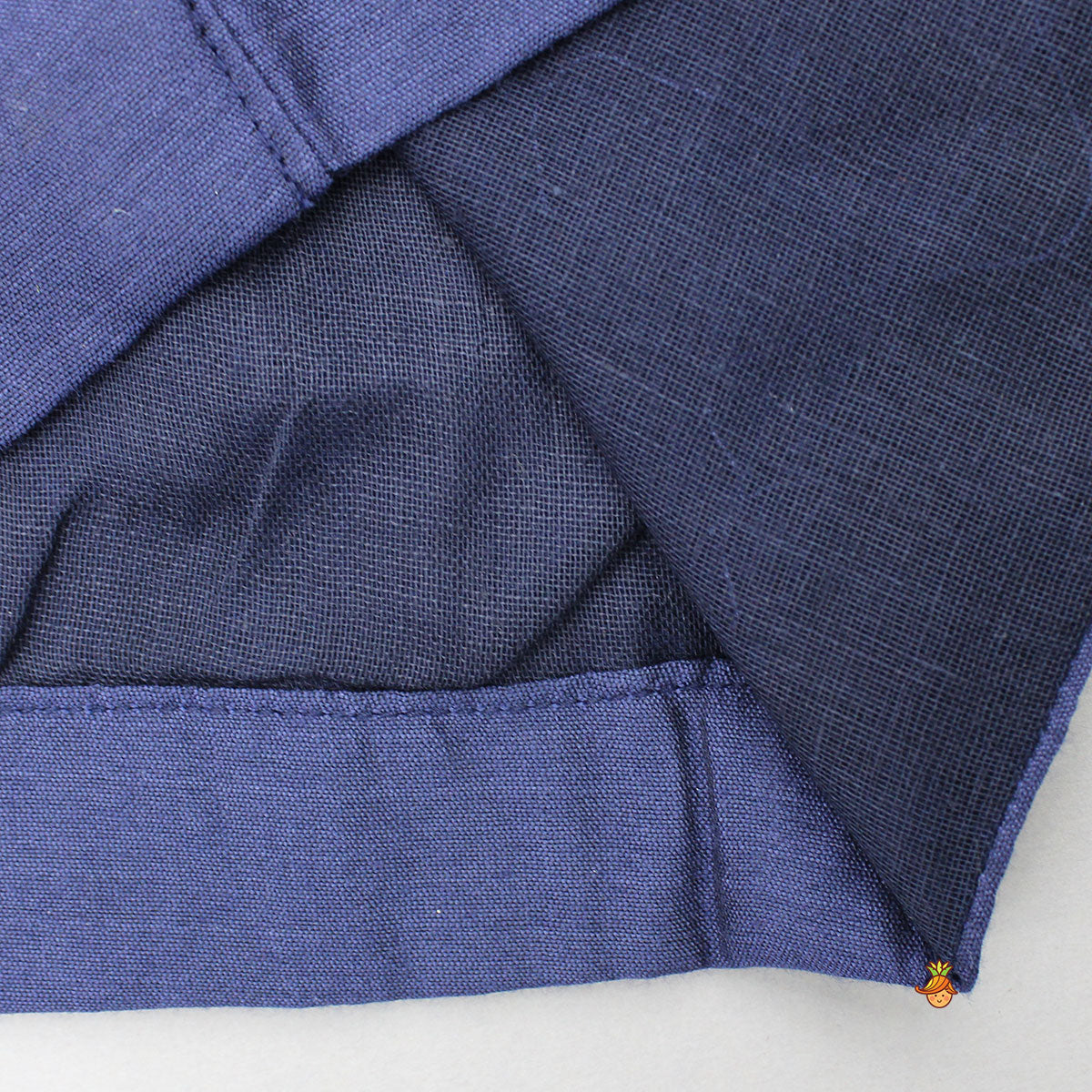 Pre Order: One Shoulder Blue Top And Floral Lehenga