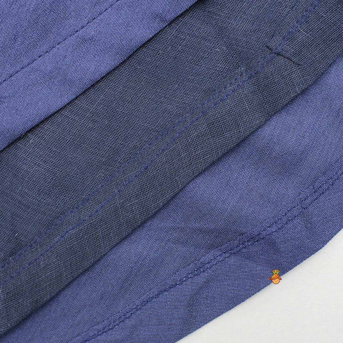 Pre Order: One Shoulder Blue Top And Floral Lehenga