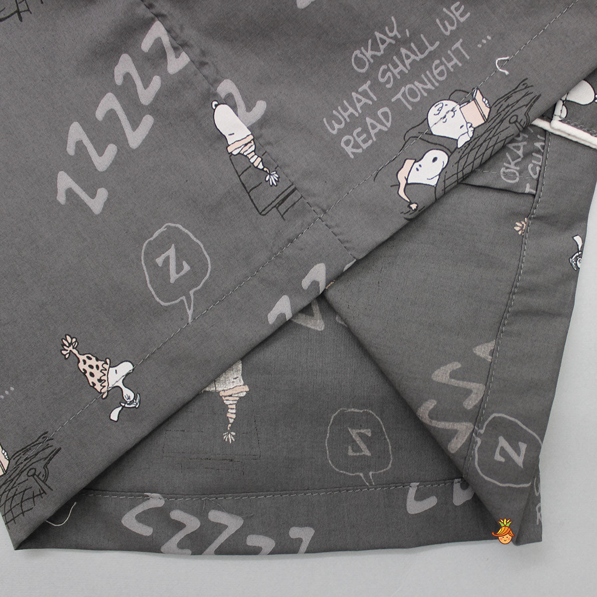 Pre Order: Grey Snooze Printed Sleepwear