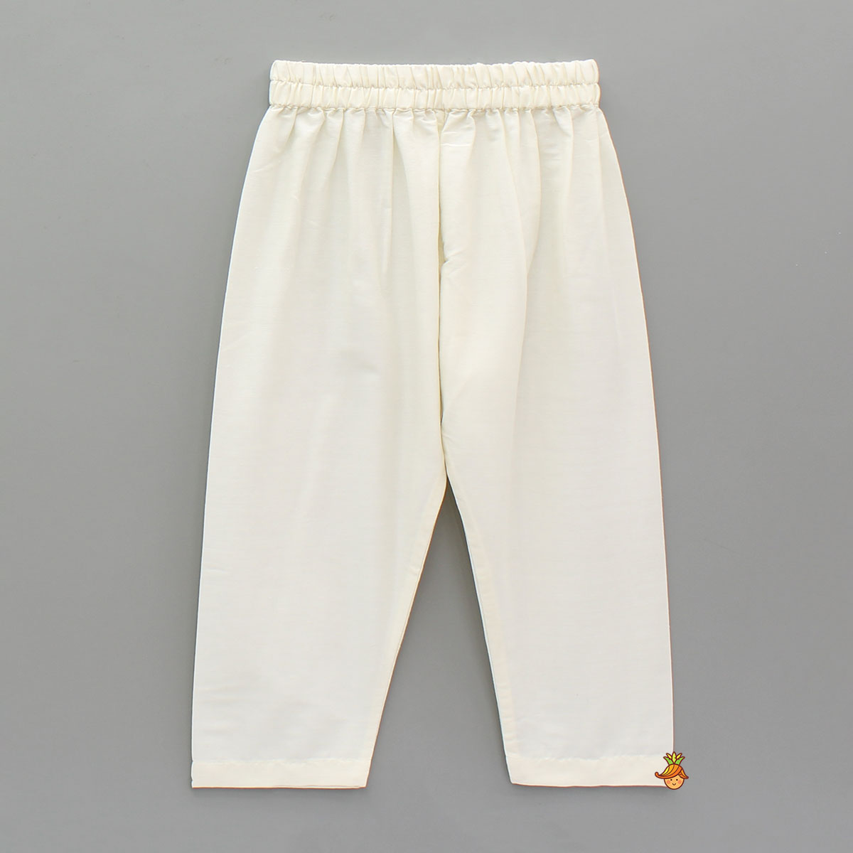 Pre Order: Orange Faux Mirror Work Kurta With Pyjama