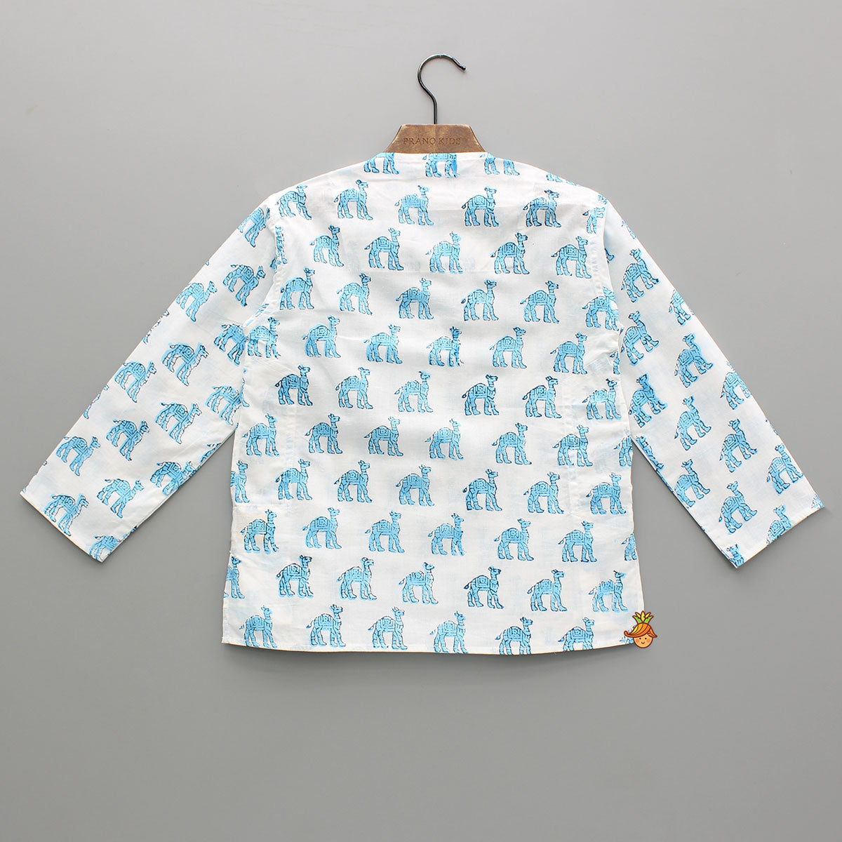 Camel Printed Kurta