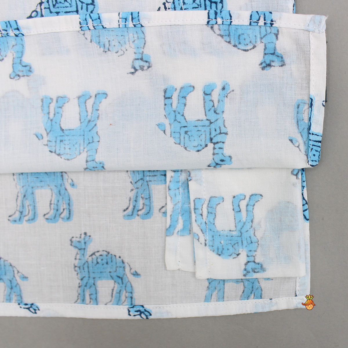Camel Printed Kurta