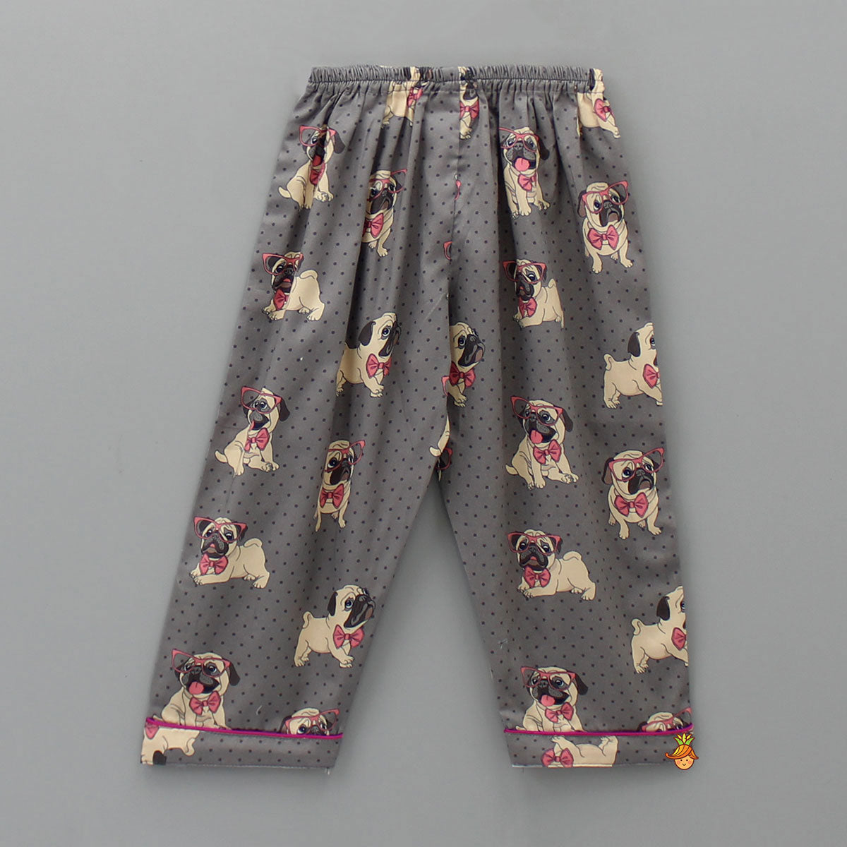 Pre Order: Cute Pug Printed Sleepwear