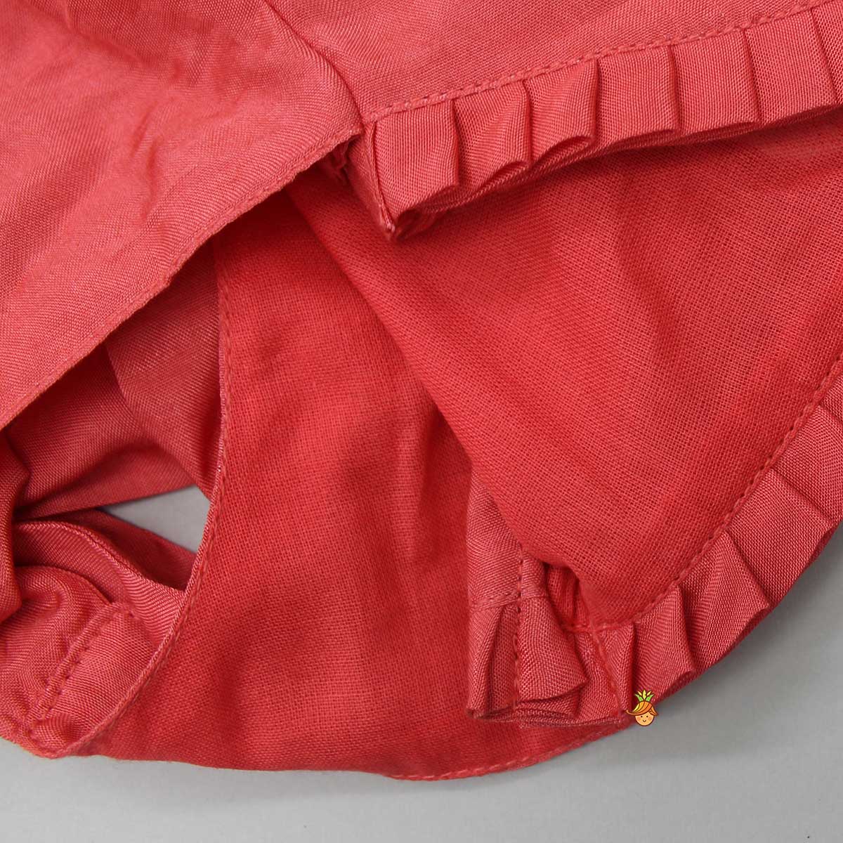 Pre Order: Dori Embroidered Top And Fringe Tassel Enhanced Lehenga