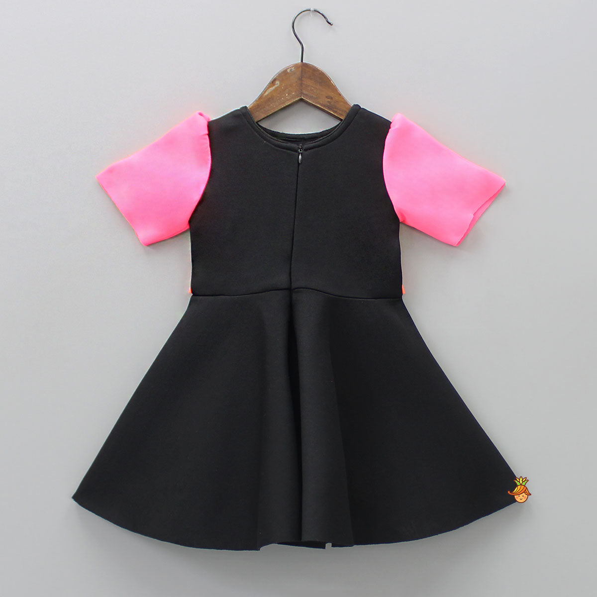 Pre Order: Multicolour Bow Scuba Dress With Matching Hairband