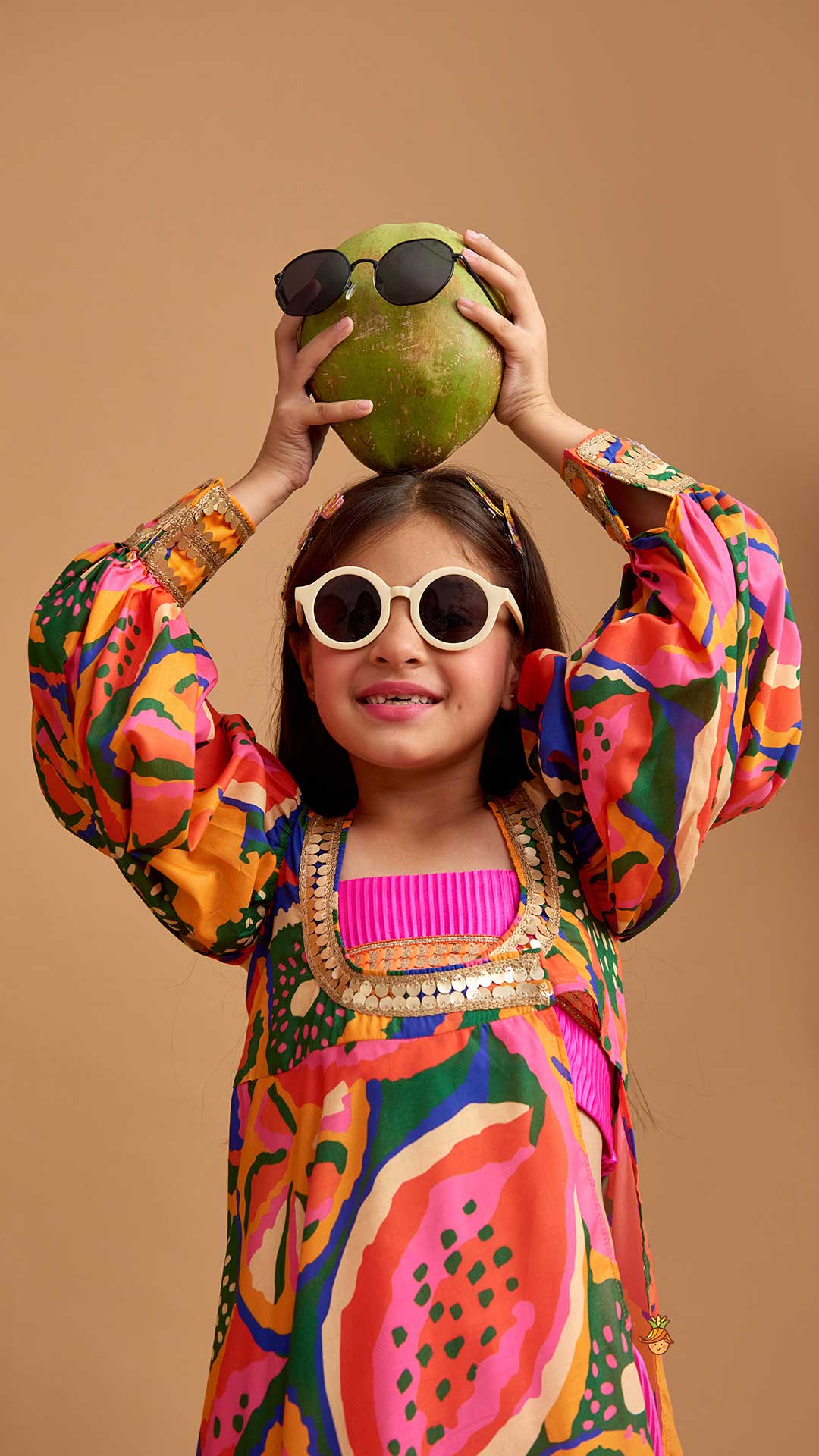 Pre Order: Pink Top With Side Slits Kurti And Patiala