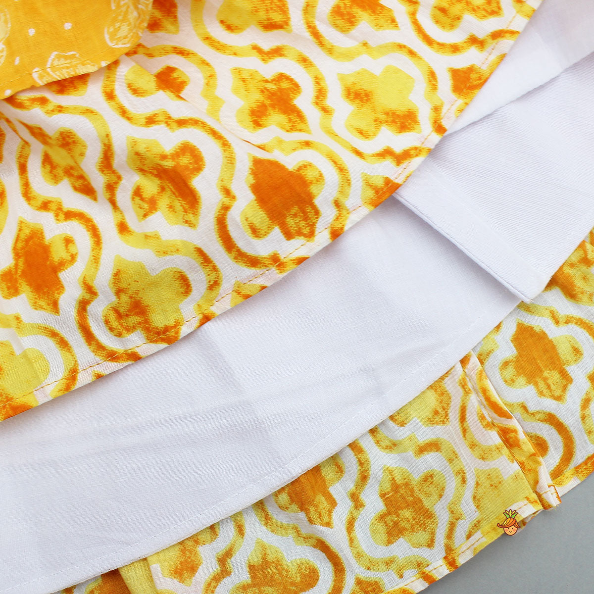 Pre Order: Faux Mirror Work Ruffle Kurti