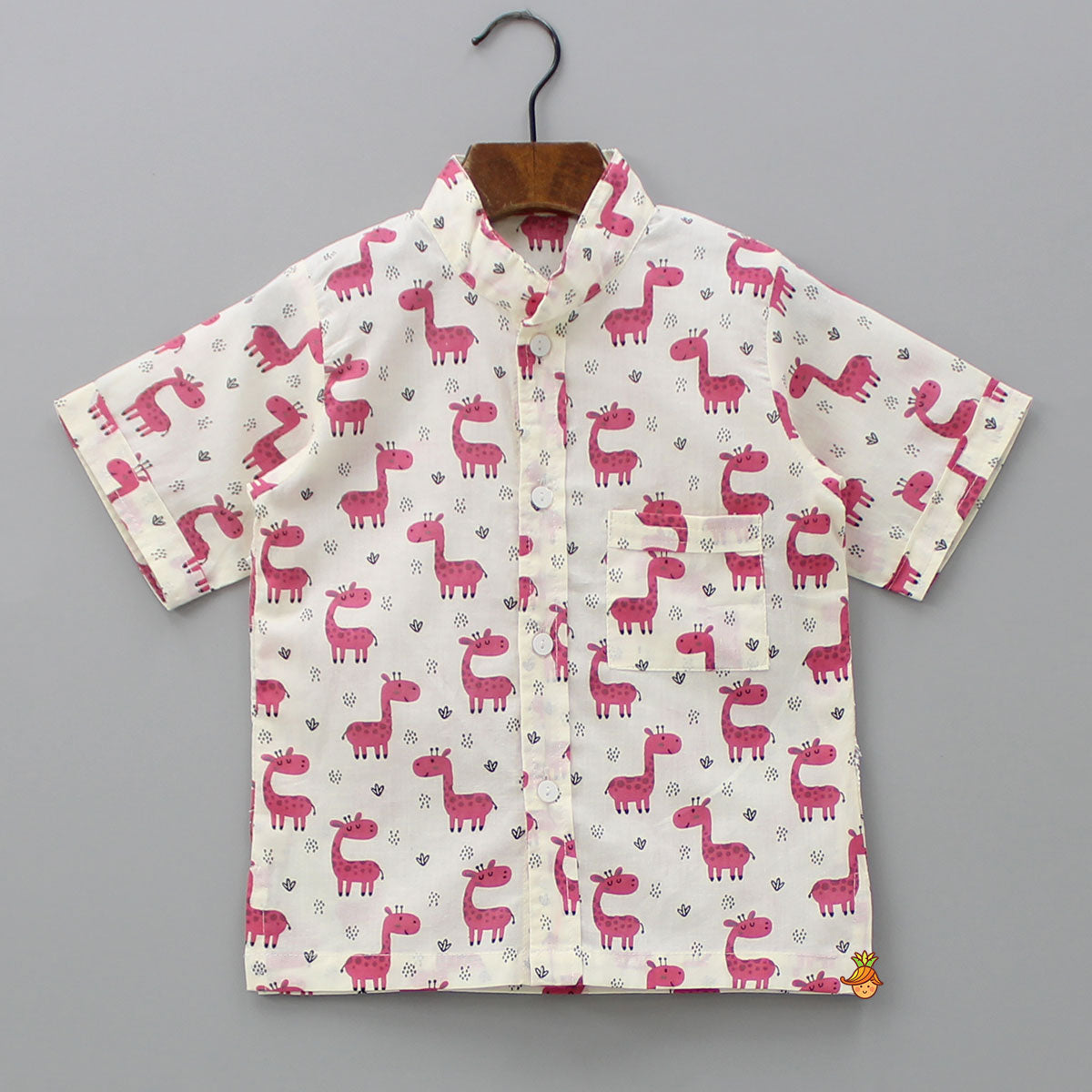 Pre Order: Patch Pocket Front Open Sleepwear