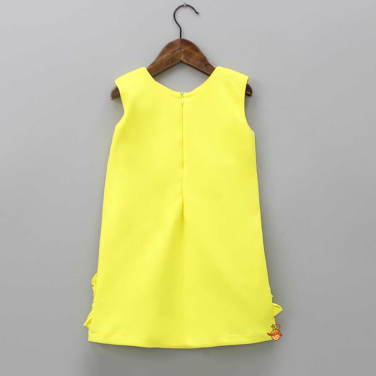 Cute Pineapple Embroidered Dress