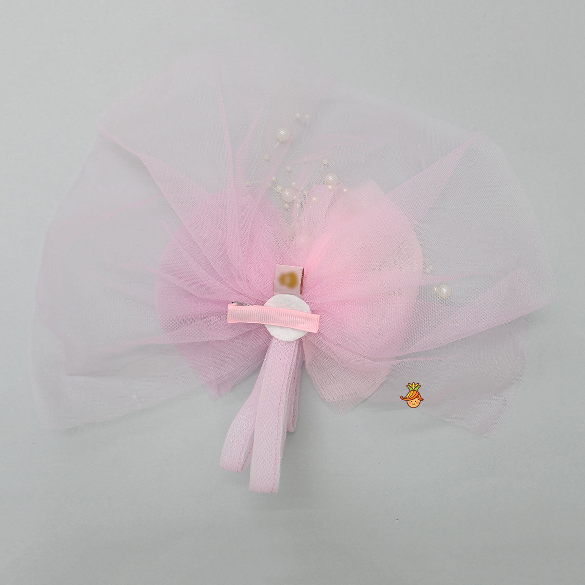 Elegant Pink Floral Hair Clip