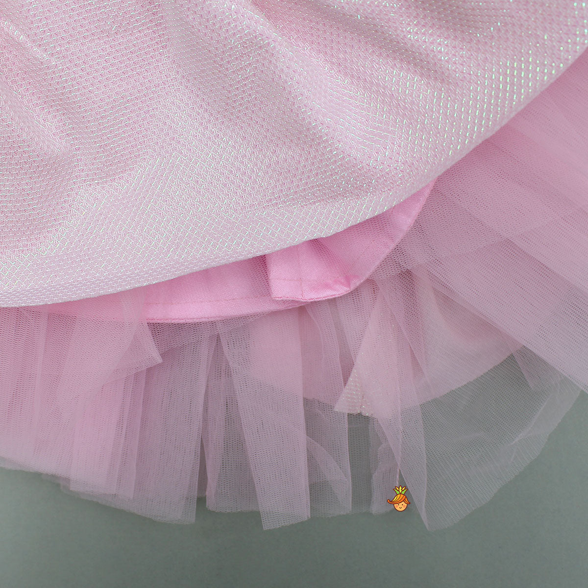 Pre Order: Flower Adorned One Shoulder Dress With Matching Hairband