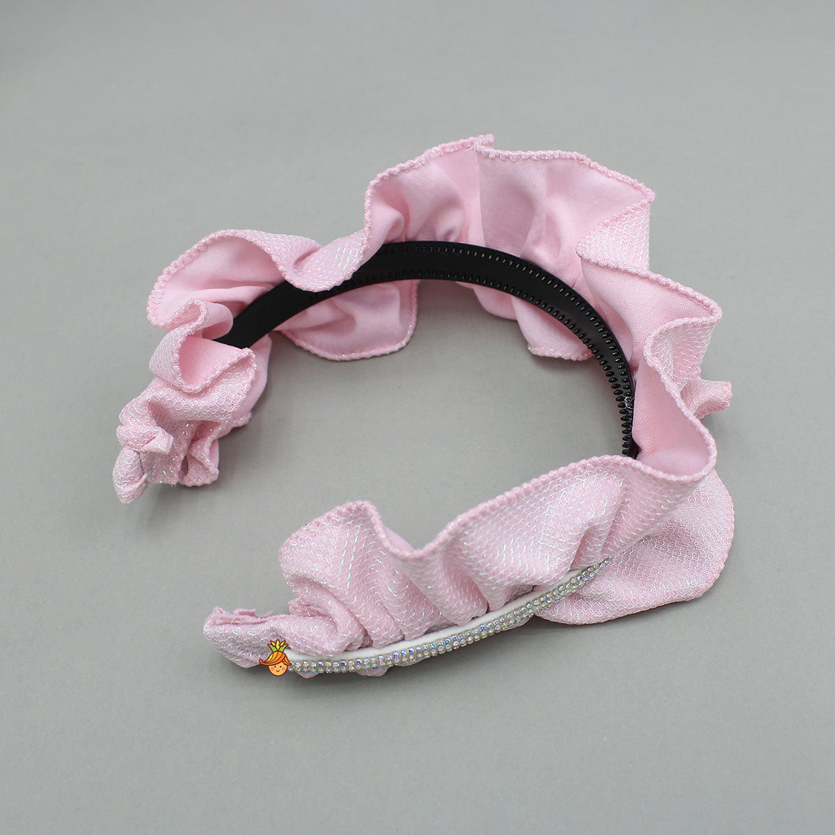 Pre Order: Flower Adorned One Shoulder Dress With Matching Hairband