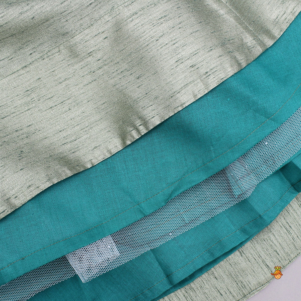 Pre Order: Embroidered Velvet Green Top And Lehenga