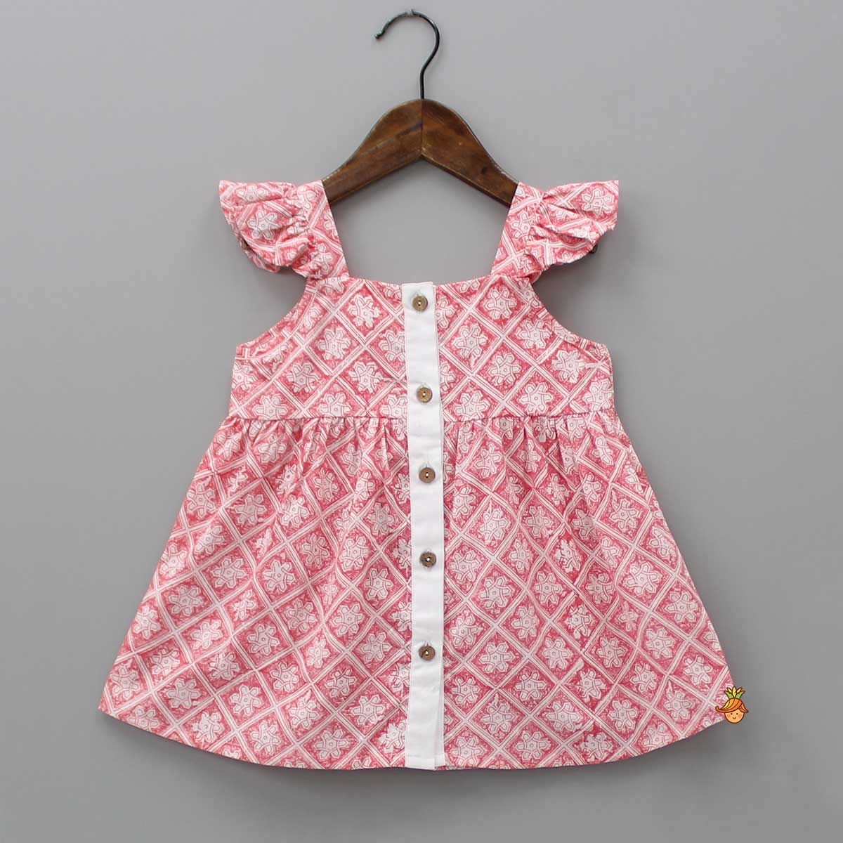 Pre Order: Flutter Tunic Dress With Ruffled Bloomer