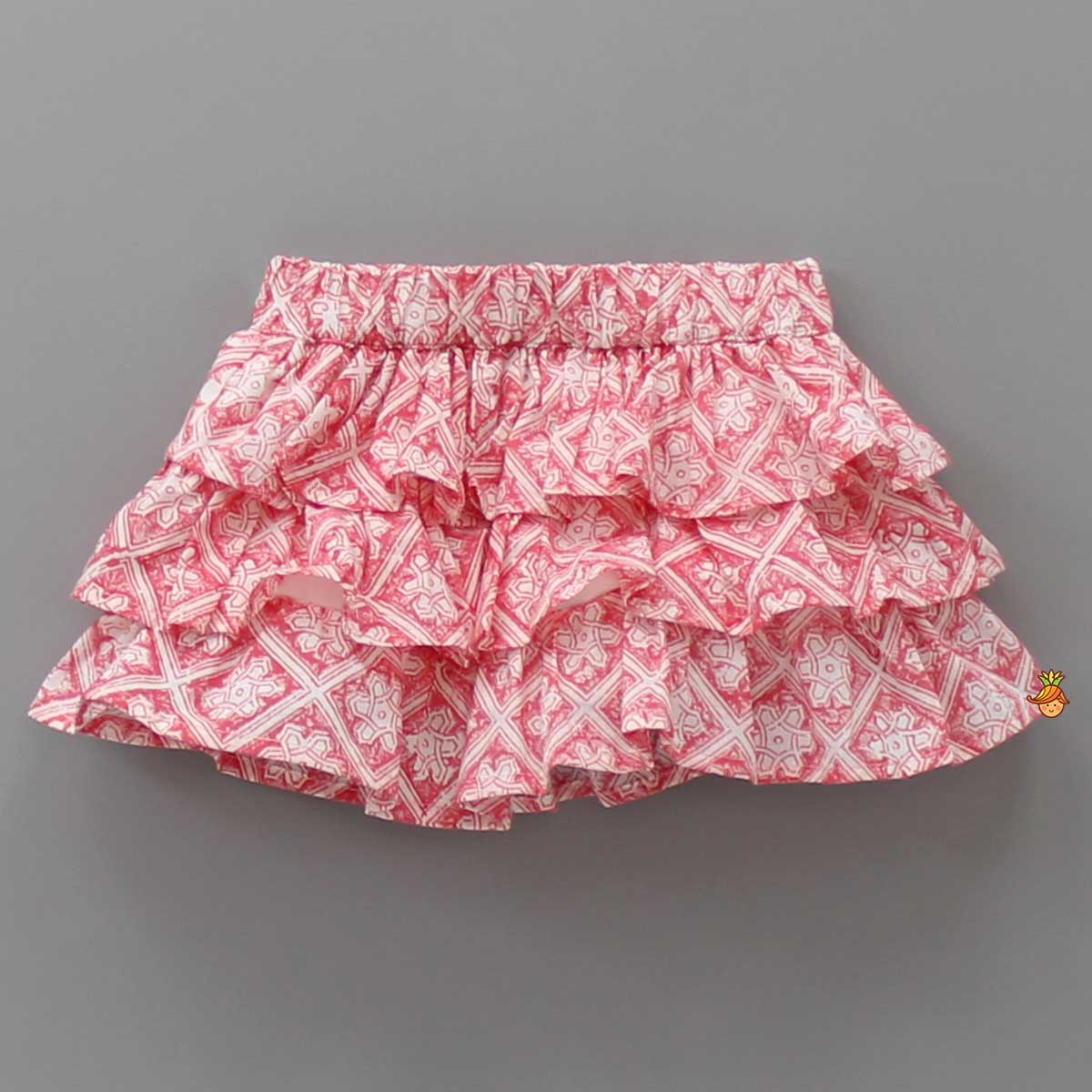 Pre Order: Flutter Tunic Dress With Ruffled Bloomer