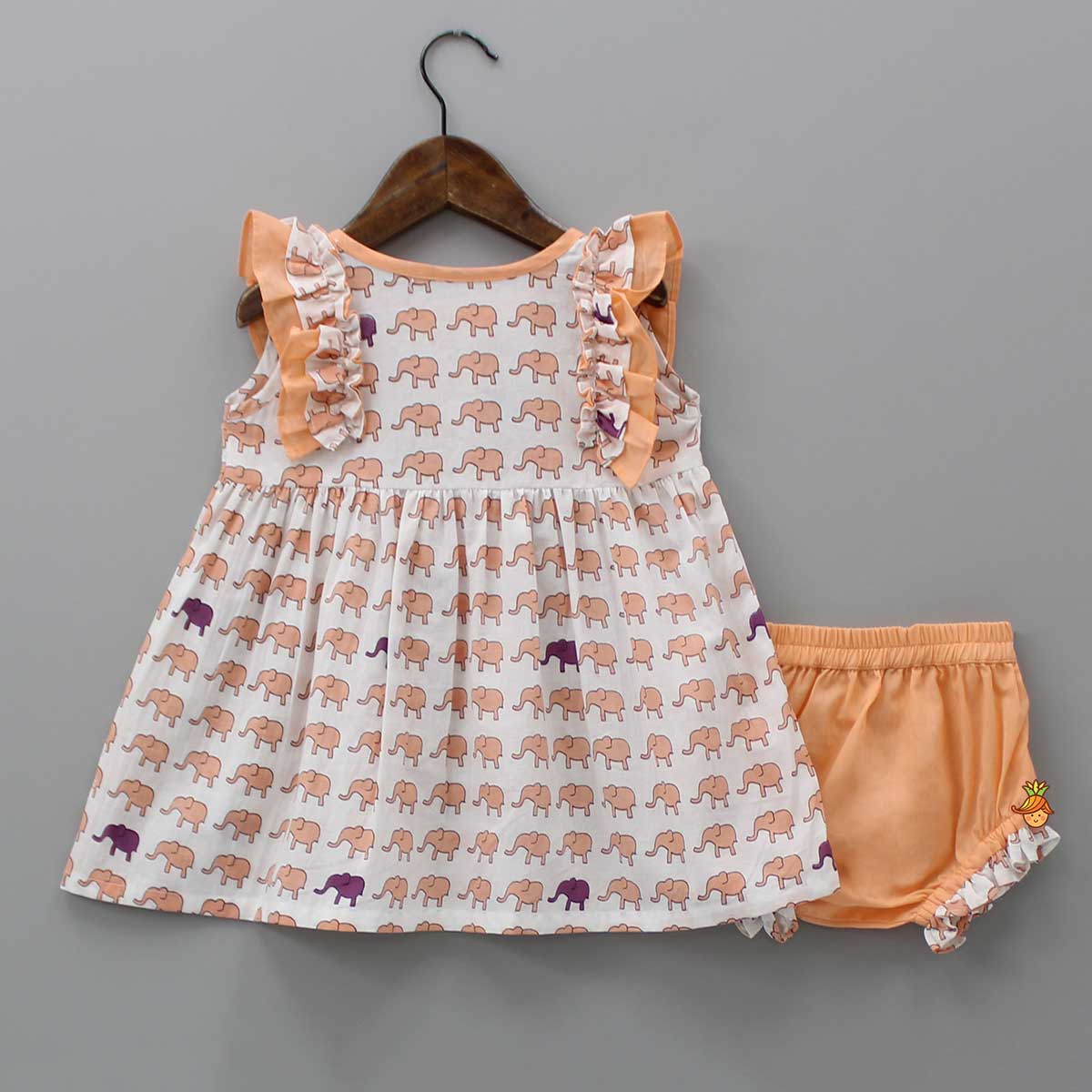 Pre Order: Animal Printed Top And Bloomer
