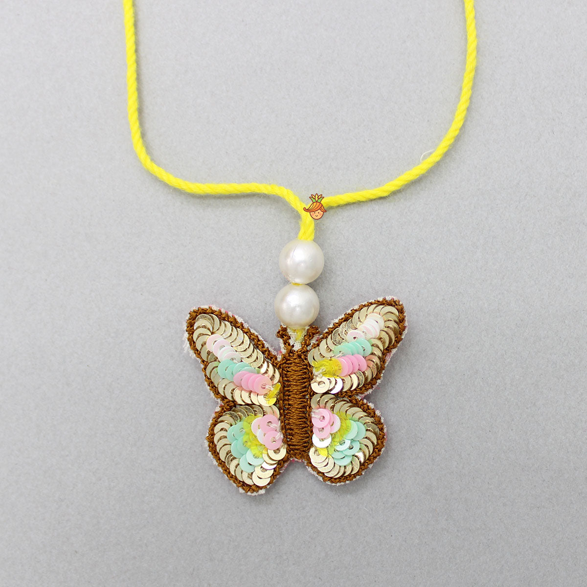 Sequined Butterfly Rakhi