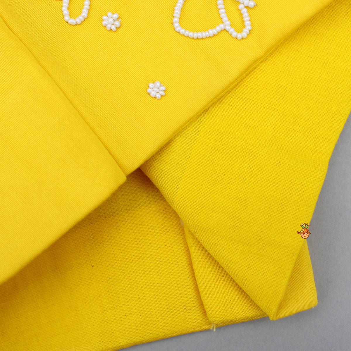 Pre Order: Butterfly Embroidered Strappy Yellow Top And Flared Lehenga