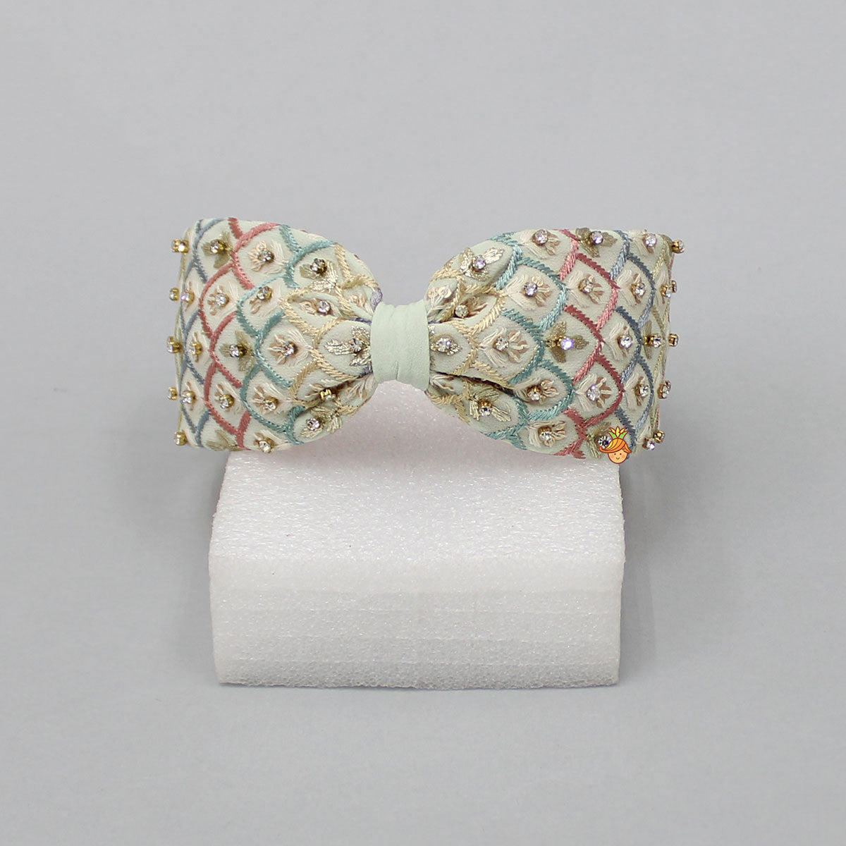 Multicolour Thread Embroidered Hairband