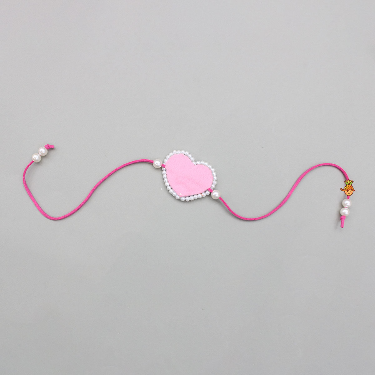 Sweet Heart Embroidered Rakhi