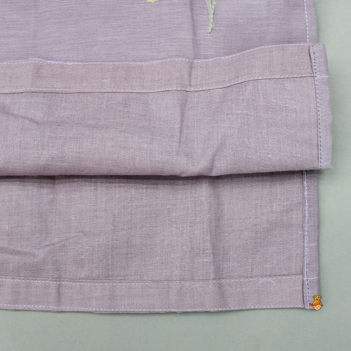 Pre Order: Embroidered Lavender Kurta With Pyjama